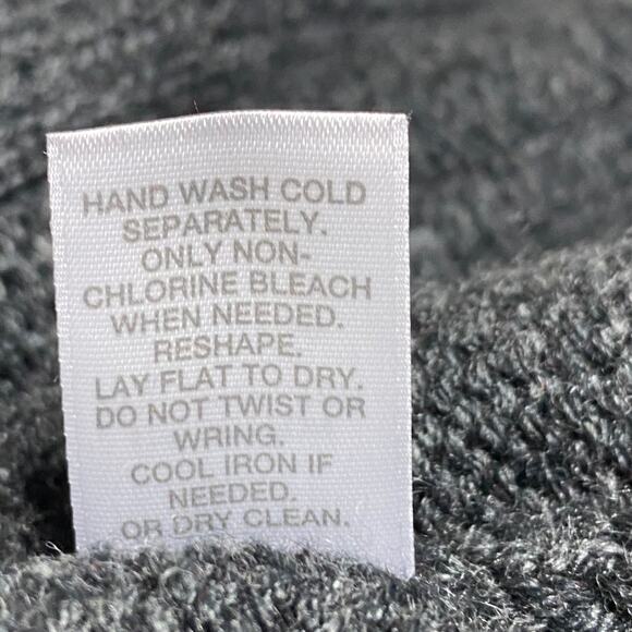 J Jill Womens Small Open Front Long Cardigan Duster Sweater Red Gray Wool Blend - Picture 9 of 9